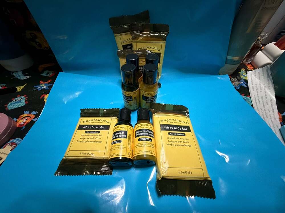Pharmacopia Citrus Natural Bodycare Travel Size Collection - 11 pieces